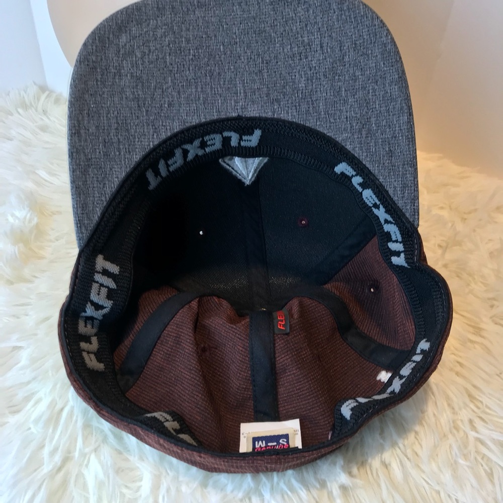 Volcom Flexfit Maroon Baseball Cap - image 6